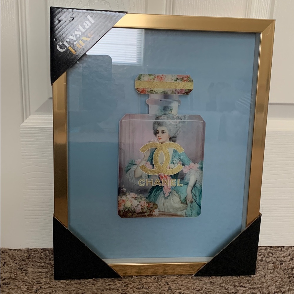 FASHION INSPIRED Perfume Bottle Picture - Framed with Glass Front